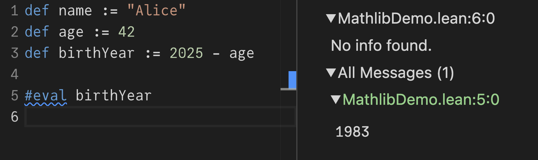 1983 shows up in InfoView